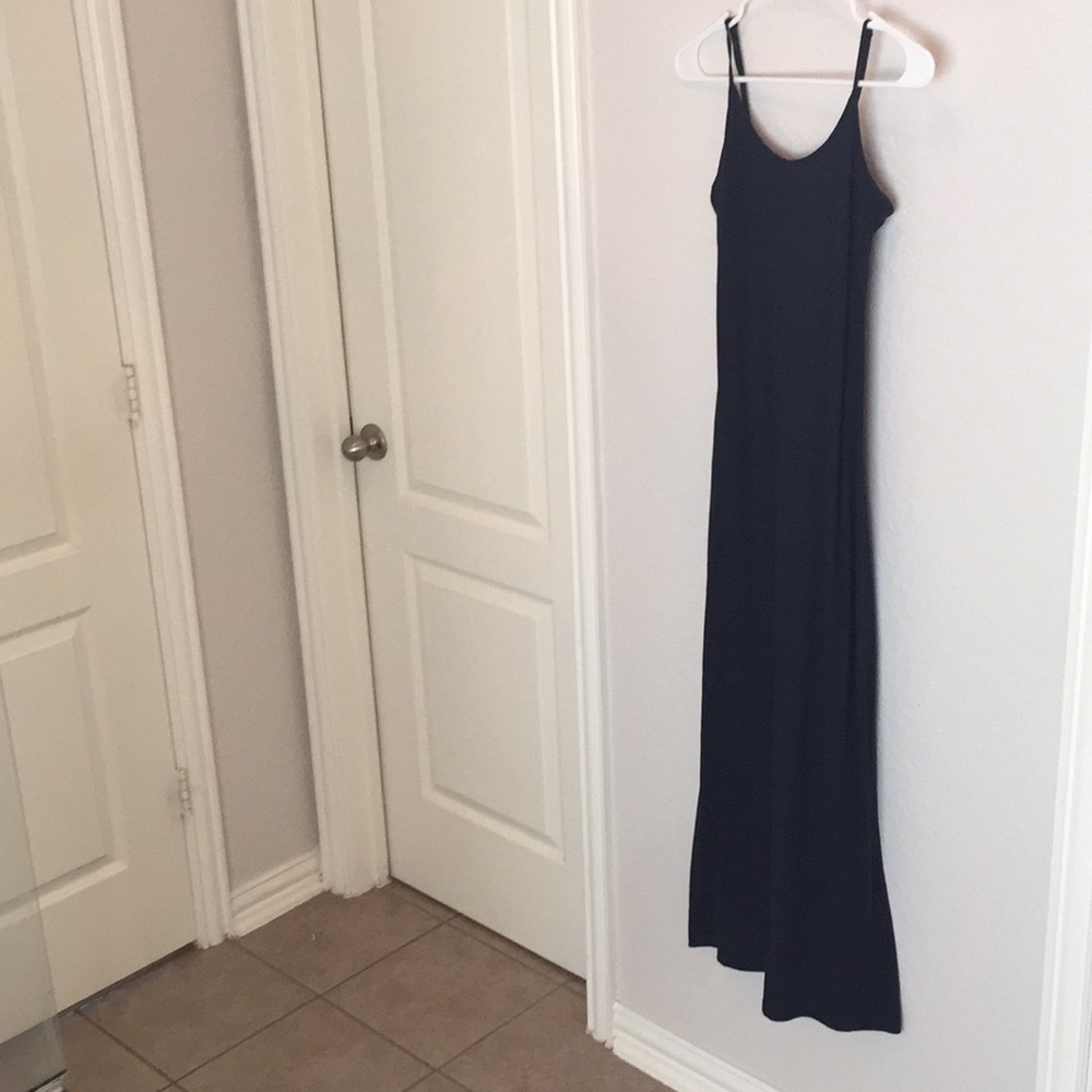 Navy Blue Long Dress
